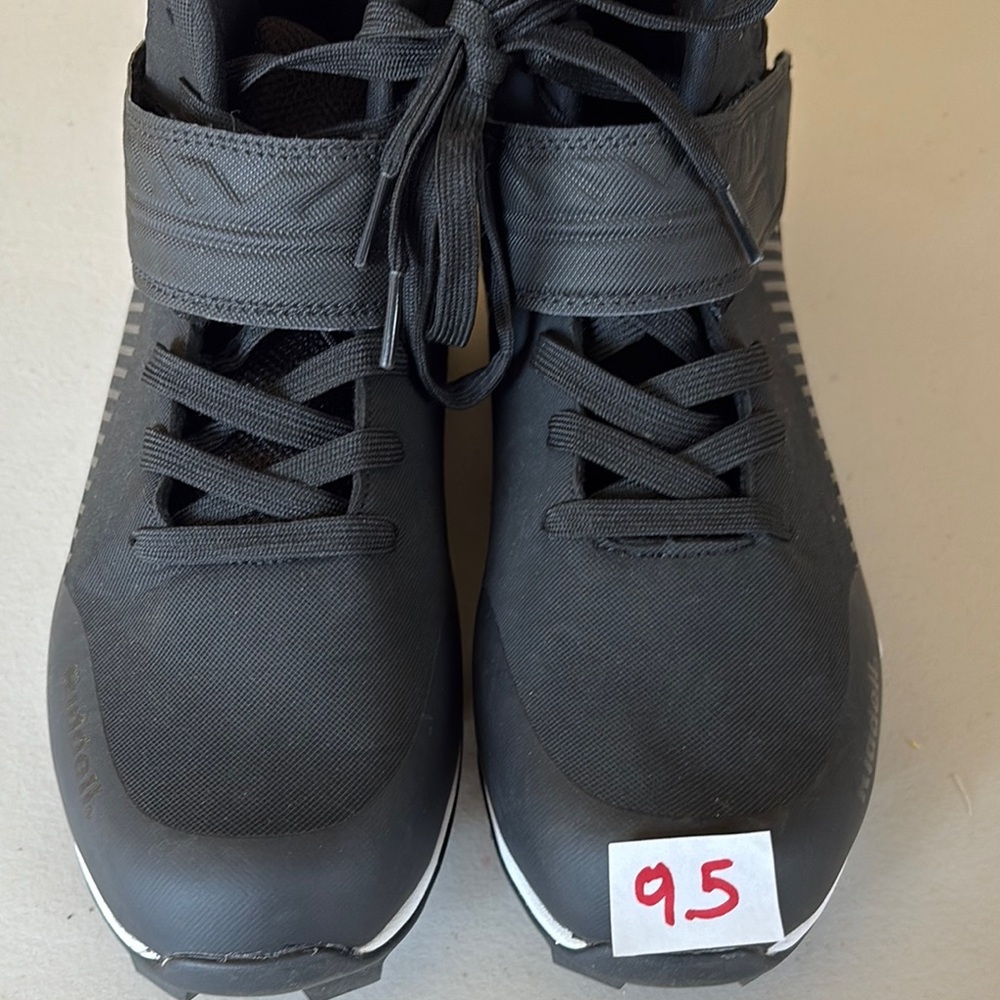 Men's Black Athletic Shoes with Strap